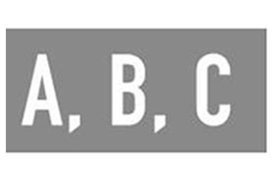 Premark Bodenmarkierung, Buchstabe